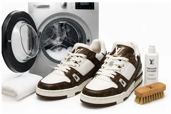 Machine shoe cleaning