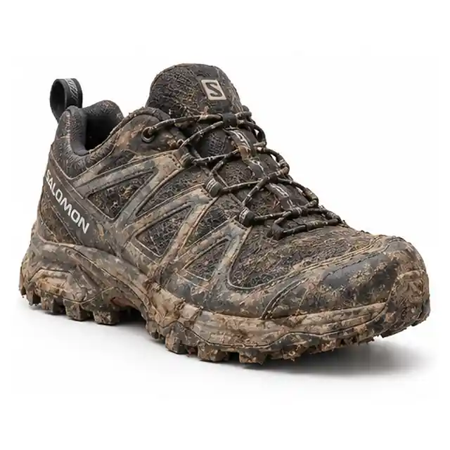 Trekking shoe and boot before professional cleaning