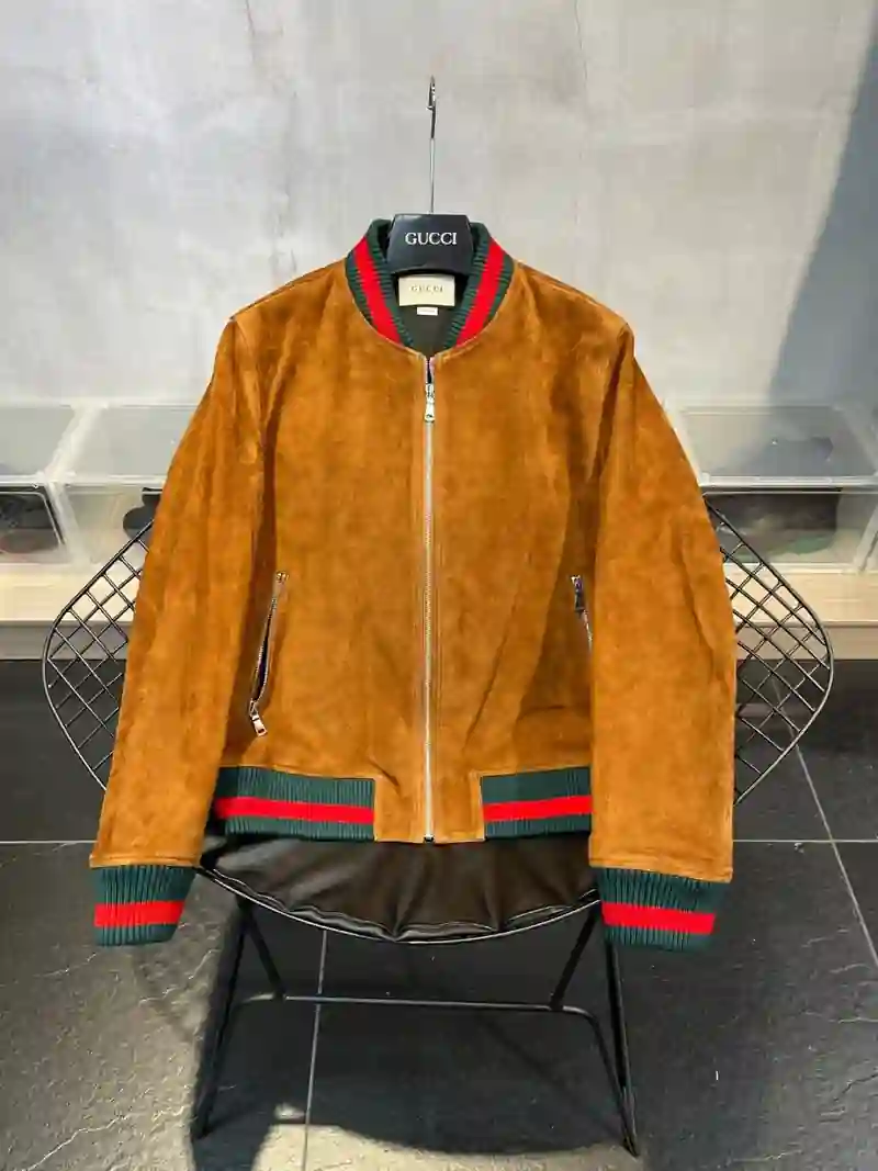 Leather jacket after conditioning and polishing