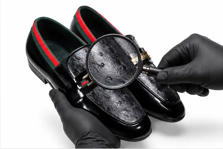 Professional shoe leather inspection before replacement