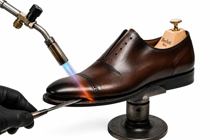 Heat treatment for shoe repair