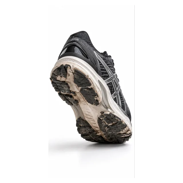 Worn shoe grip before replacement in Bangalore