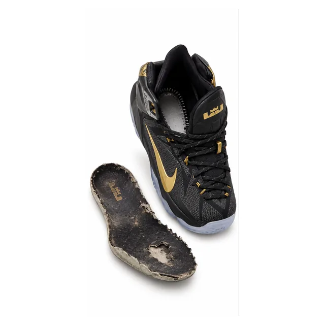 Sports shoe worn insole before replacement in Bangalore