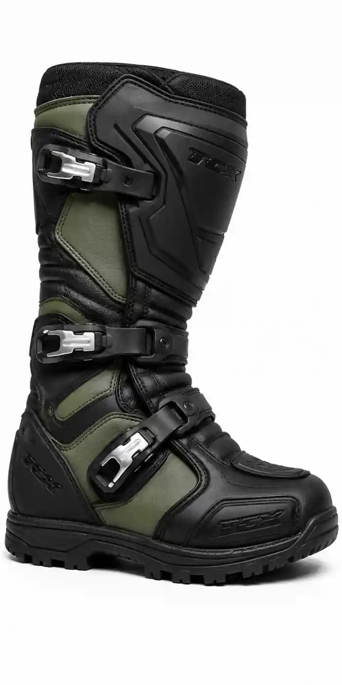 Bike riding boot after professional cleaning