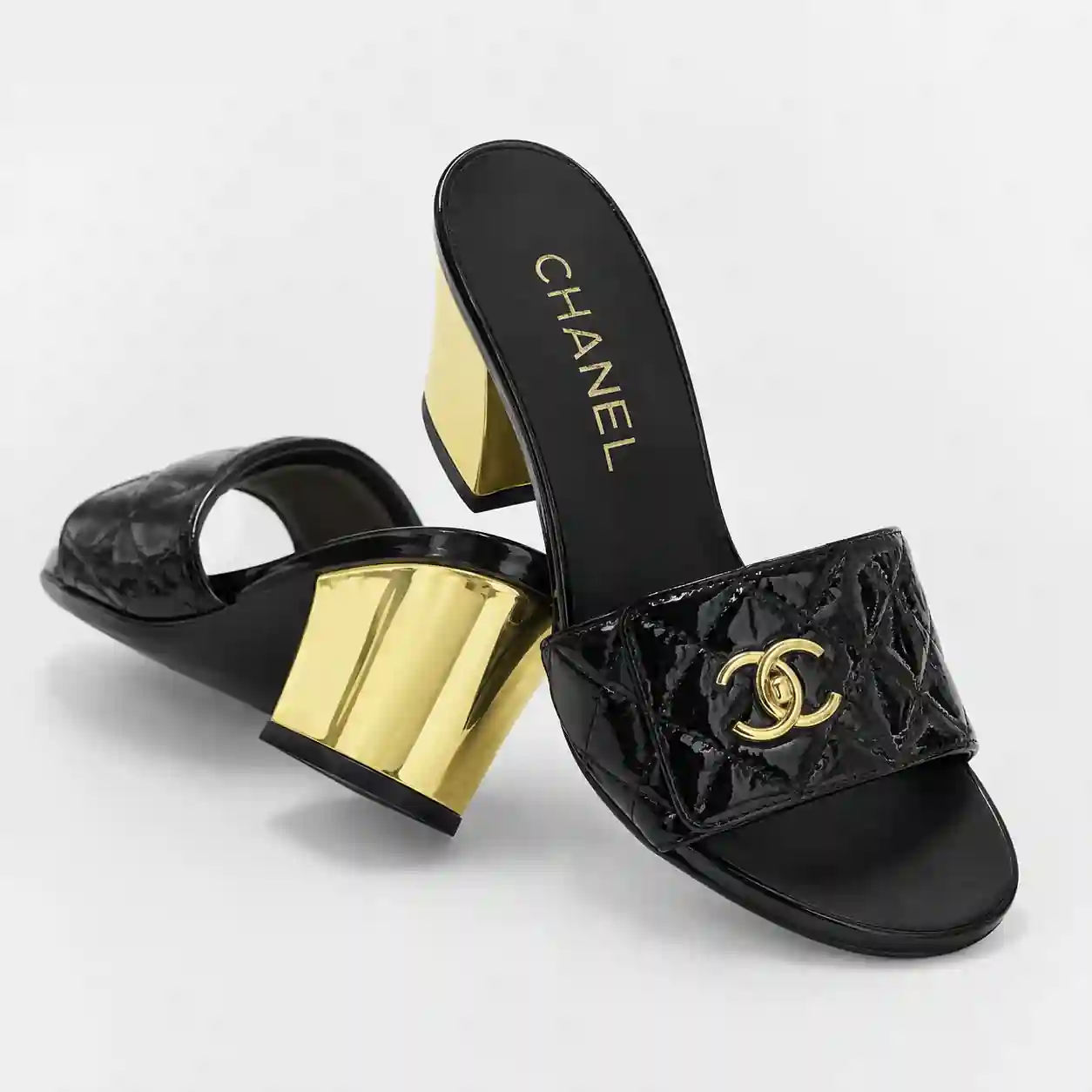 Sandal after heel and heel-tip repair