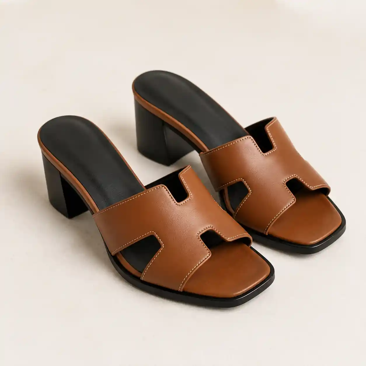 Sandal after leather replacement