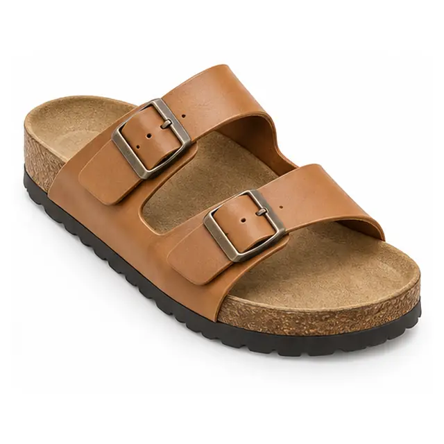 Birkenstock sandal after professional sole replacement by My Shoe Clinic